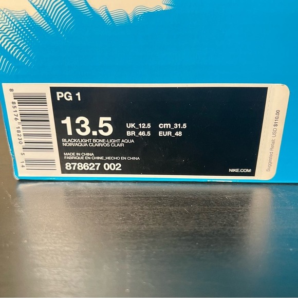 Nike PG1 - Black Aqua - Picture 10 of 13